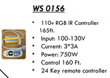 Load image into Gallery viewer, 110v RGB IR Controller