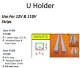 Load image into Gallery viewer, U Holder For 12V &amp; 110V Strip Light 8.5 mm deep