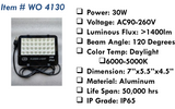 Load image into Gallery viewer, Outdoor waterproof flood light  30W Daylight WO 4130